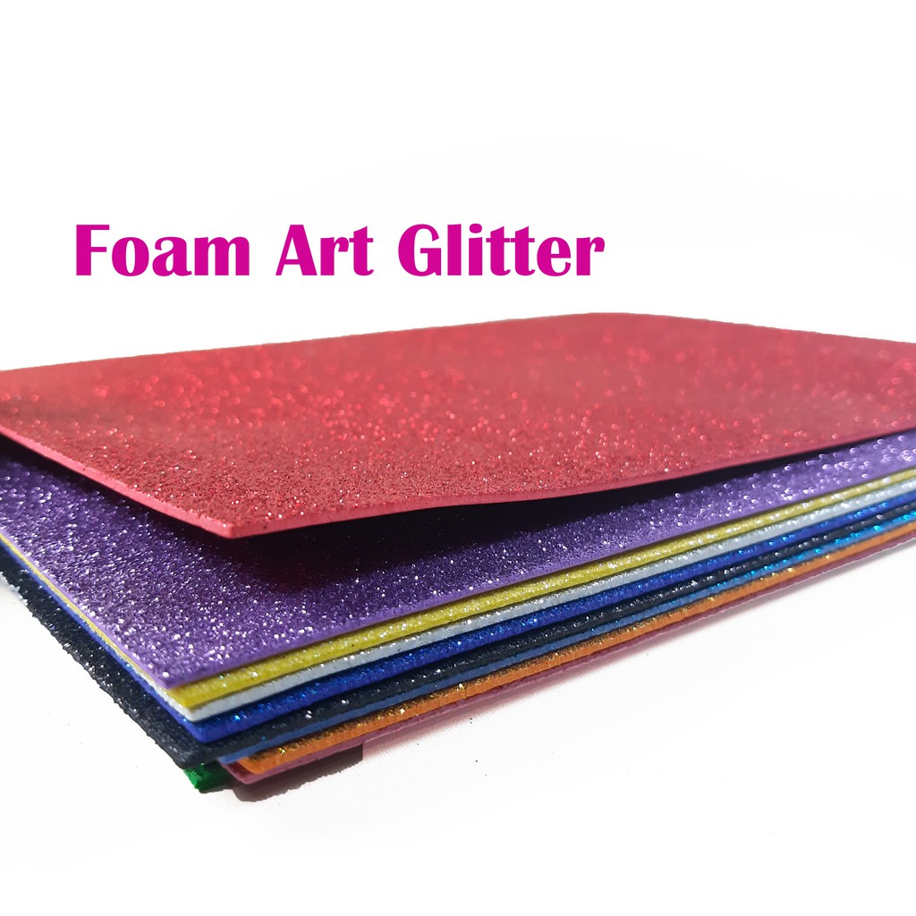 Foam Art Glitter Bazic 20 x 30 PILIH 1 WARNA - Image 3