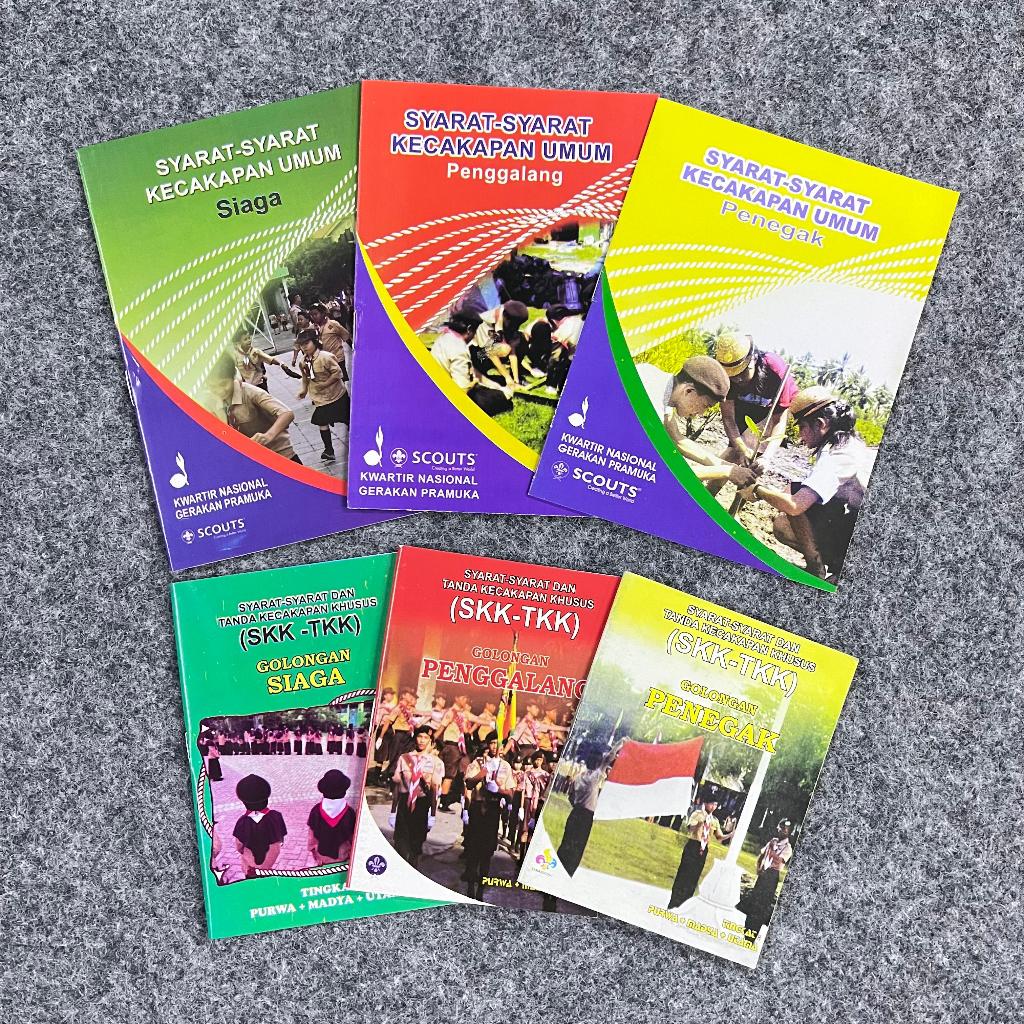 Buku Syarat Syarat Pramuka / Buku SKU Pramuka / SKK Pramuka / Siaga / Penggalang / Penegak / Ring Kacu / Buku Saku Pramuka