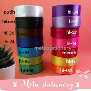 Pita Saten Warna Polos Part 1