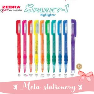 Highlighter / Textliner Pen Zebra Sparky-1