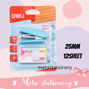 Stapler / Staples Mini Set Deli 0254