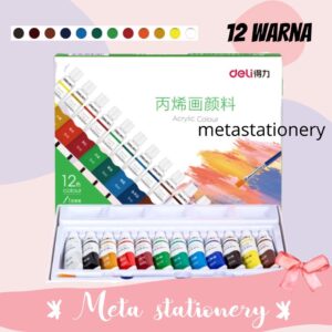 Acrylic Paint / Cat Acrylic 12 Warna Deli