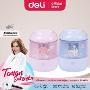 Electric Sharpener / Rautan Pensil Otomatis Deli CH560 Special Agnes Mo Edition