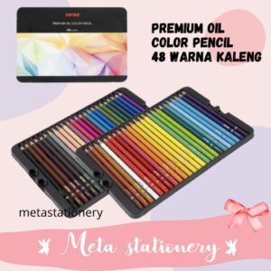 Premium Oil Color Pencil / Pensil Warna CP-TC126 48 Warna Joyko