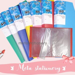 Clear Holder / Document Keeper RR isi 40 lembar