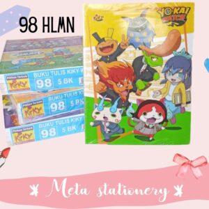 Buku Tulis Kiky 98 Lembar Warna  1 Pack ( 5pc )