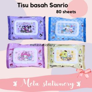 Tisu Basah Sanrio / Tissue Wet 80 lembar