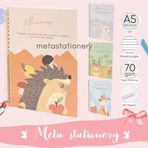 Agenda / Notebook / Buku Catatan Spiral Bergaris NB-711