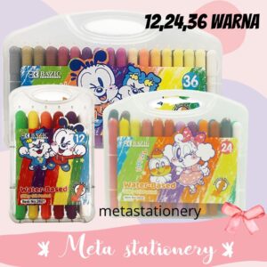 Water-Based Silky Oil Crayon Bazic