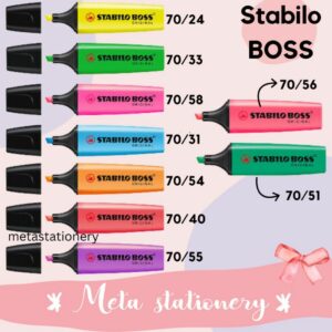 Stabilo / Highlighter Boss Original Ready 9 warna
