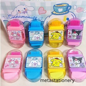 Eraser / Penghapus + Sikat / Cleaning Brush 3in1 Sanrio