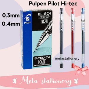 Pulpen / Gel Pen Hi-Tec Pilot Extra FIne