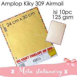 Amplop Coklat Airmail Lem Kiky 309 AM (10pc)