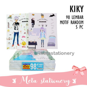 Buku Tulis Kiky 98 Lembar Motif Random ( 1pc )