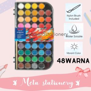 Cat Air / Watercolor Pallete Joyko 48 Warna WC-3-48