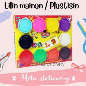 Lilin Mainan 10 Warna Fun doh 28004