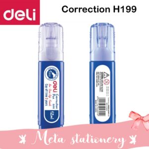 Correction Liquid / Tipex cair Deli blue H199 (12ml)
