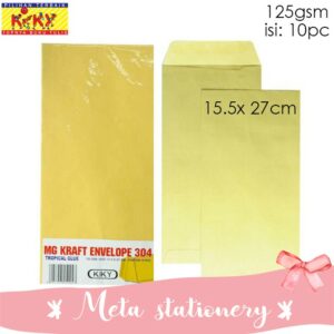 Amplop Coklat Kiky Lem uk 304 (10pc)