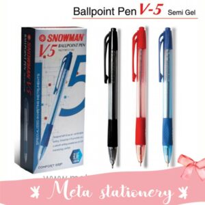 Pulpen Snowman V-5 (12pc)