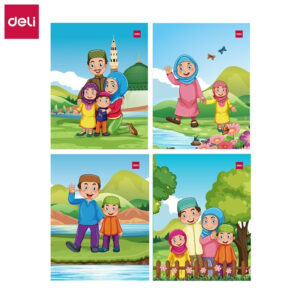Buku Catatan / Buku Tulis 38 Lembar Sekolah Deli Motif Random (1pack)