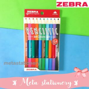 Pulpen Zebra Pencilitic Set 10 Colors ( 10 Warna )