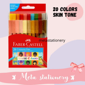 Connector Pen 20 Warna Skin Tone Faber Castell