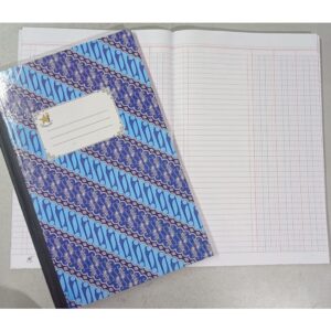 Buku Kas 3 Kolom Folio Bintang Obor Hard Cover ( 100 Lembar )