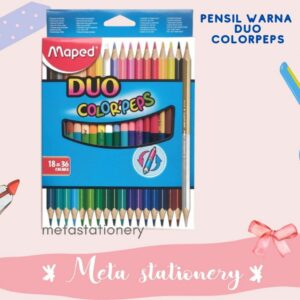 Pensil Warna Color'Peps Duo Maped 18 = 36 Warna