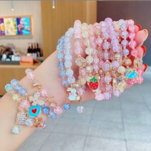 Gelang Manik Mutiara / Gelang Liontin Karakter
