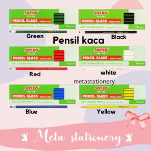 Pencil Glass Pensil Kaca Warna Joyko PG-100