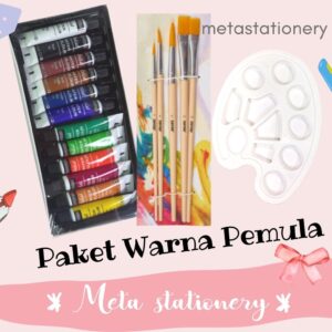 Paket Lengkap Melukis Cat Air Vitro Untuk Pemula