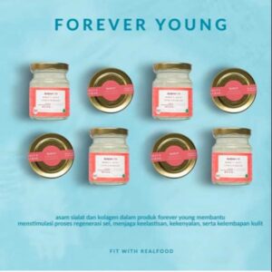 Paket 14 hari Fit with Realfood Forever Young Minuman Sarang Burung Walet Chelsea Olivia