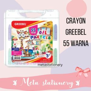 Krayon / Crayon Oil Pastel Greebel 55 Warna