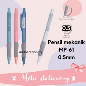 Mechanical Pencil / Pensil Mekanik Soft Grip Joyko  MP-61