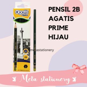 Pencil / Pensil 2B Agatis Prime Hijau ( 12 pc )