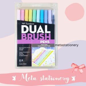 ABT Dual Brush Pen Tombow Pastel Pallete isi 10