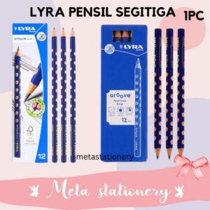 Pencil Groove Slim / Triangular Pencil / Pensil Segitiga HB Lyra (1pc)