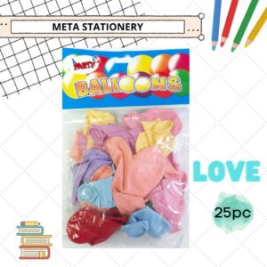 Balon Latex / Balon Pastel Love Isi 25