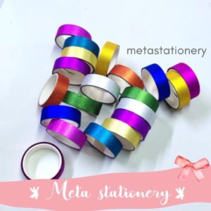 Selotip / Isolasi Warna Metallic Fancy ( 1 pc )