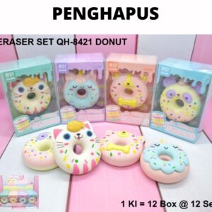 Eraser / Penghapus Motif Donat Fancy ( Motif Random )