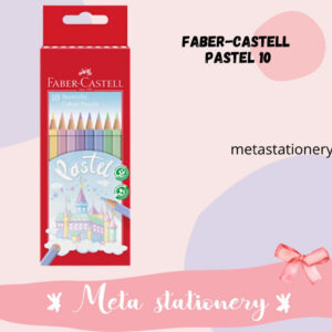 Pensil Warna / Colour Pencil Pastel 10 Warna Faber Castell