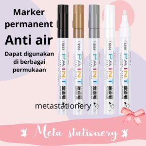 Permanent Paint Marker / Spidol Permanen Anti Air Multifungsi Deli