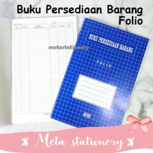 Buku Persediaan Barang Folio