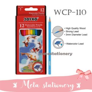 Pensil Warna Watercolors 12 Warna Joyko WCP-110