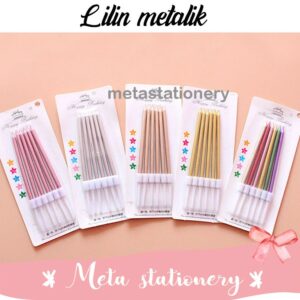 Lilin Ulang Tahun / Lilin Metalik