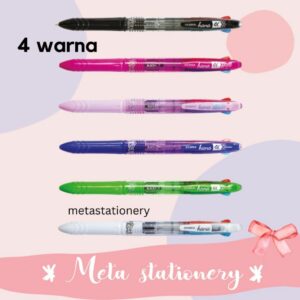 Pulpen Zebra Hana 4 tinta (1pc)