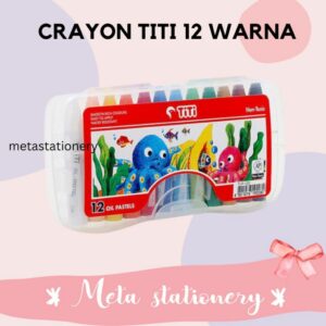 Crayon / Oil Pastel Titi 12 warna