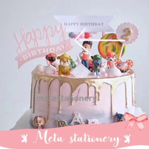 Topper Kue Akrilik / Cake Topper Acrylic Happy Birthday