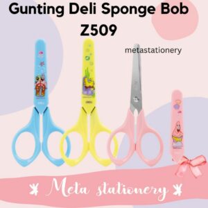 Scissors / Gunting Anak / Gunting Lucu Spongebob Edition DELI Z509