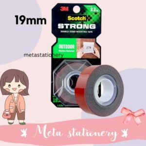 Double Tape / Double Side / Outdoor Mounting Tape 19mm x 1,5m 3M